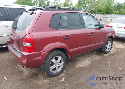 2006 Hyundai Tucson Gl из США, поврежденный, VIN KM8JM12B36U249435